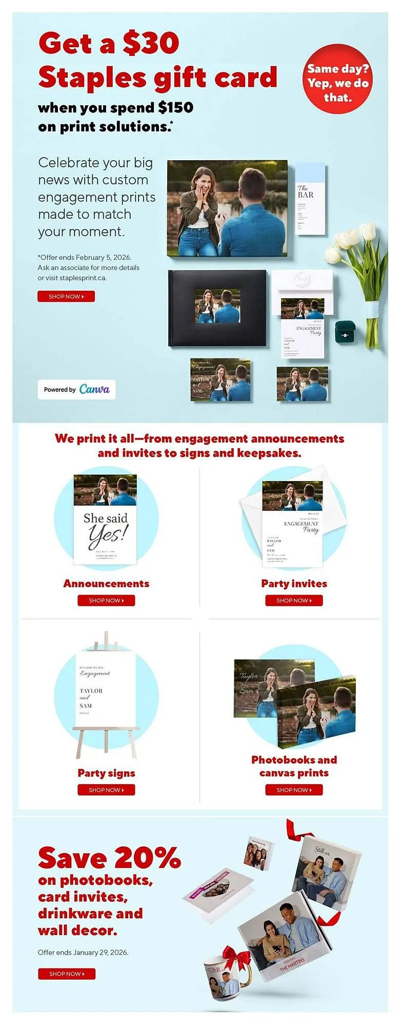 Staples flyer from January 23 to January 30 2026 - flyer page 8