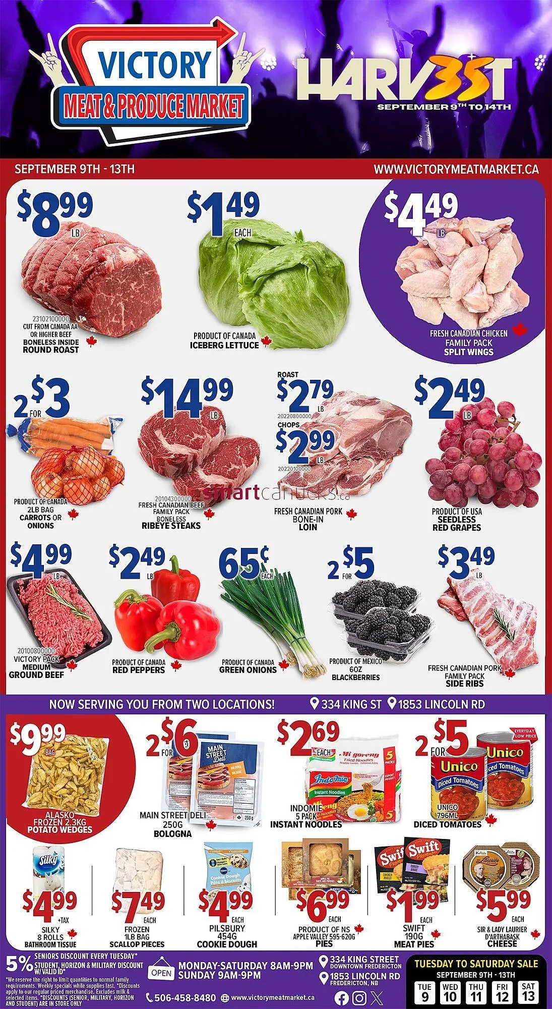 Victory Meat Market flyer from September 9 to September 14 2025 - flyer page 1