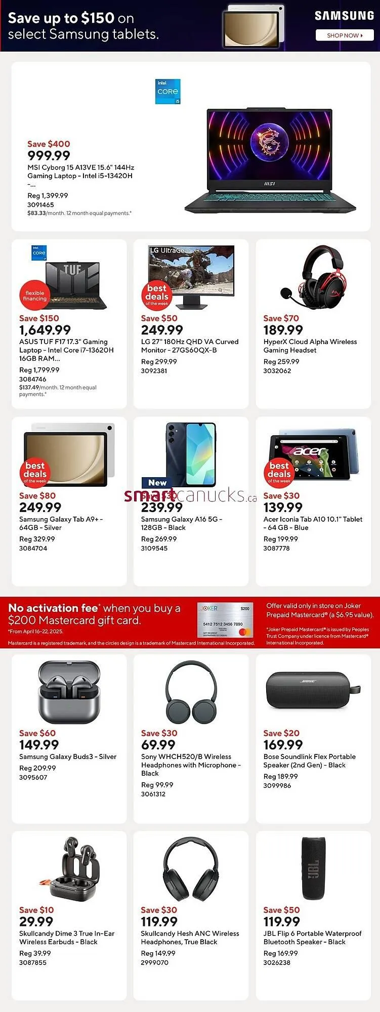 Staples flyer from April 18 to April 24 2025 - flyer page 8