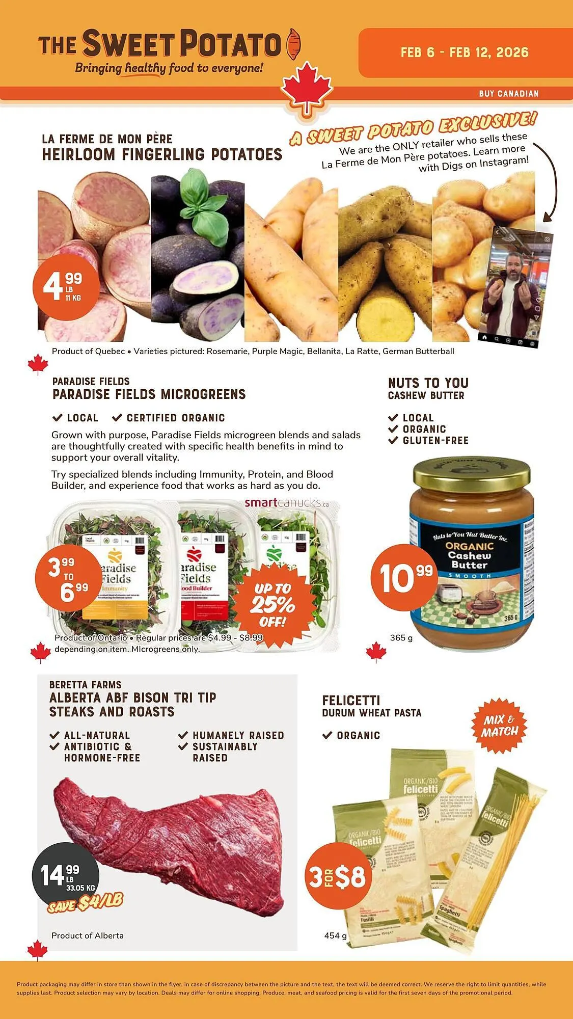 The Sweet Potato flyer - 1