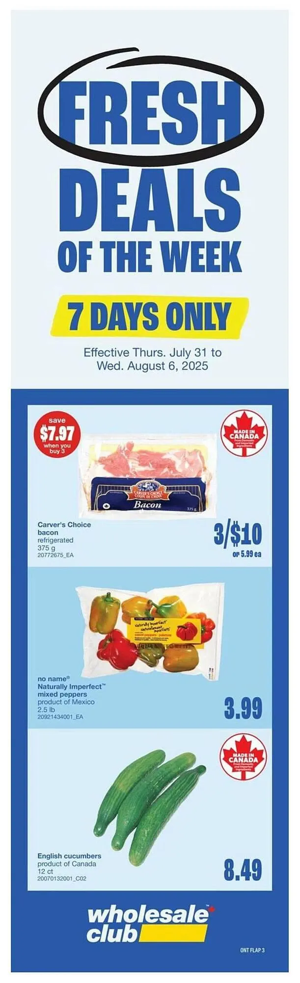 Wholesale Club flyer from July 31 to August 20 2025 - flyer page 5