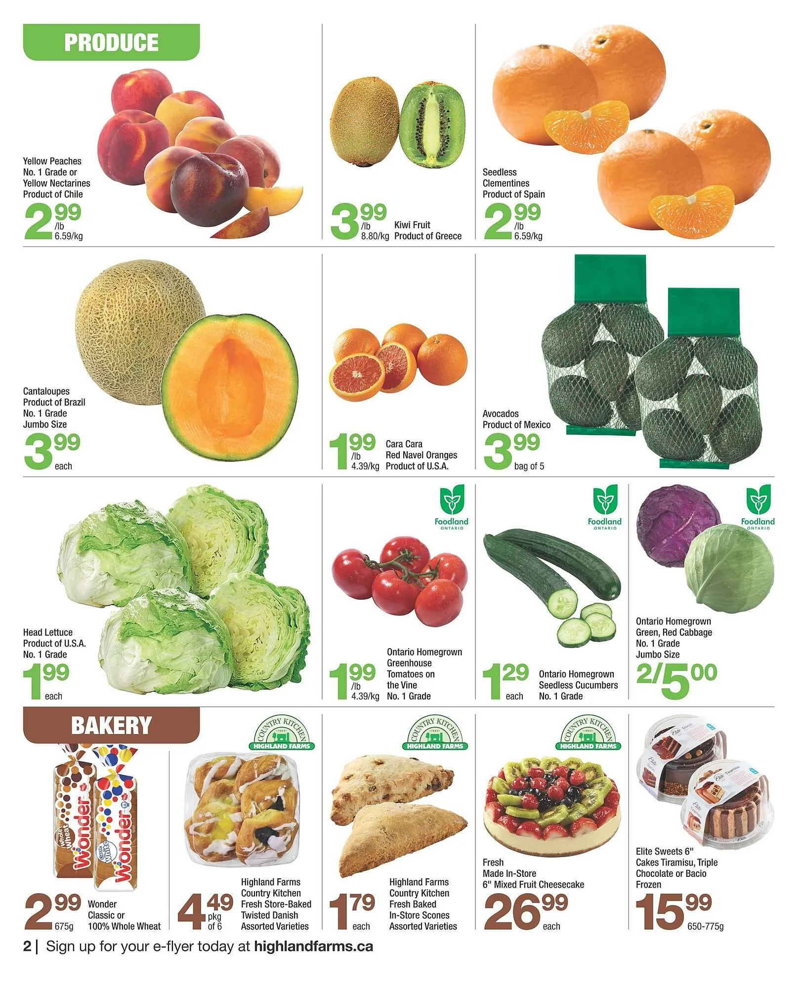 Highland Farms flyer from January 8 to January 21 2026 - flyer page 2