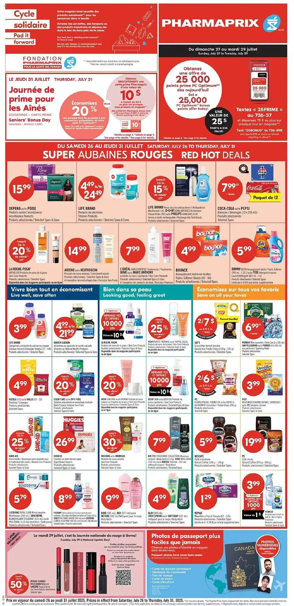 Pharmaprix flyer from July 26 to August 1 2025 - flyer page 3