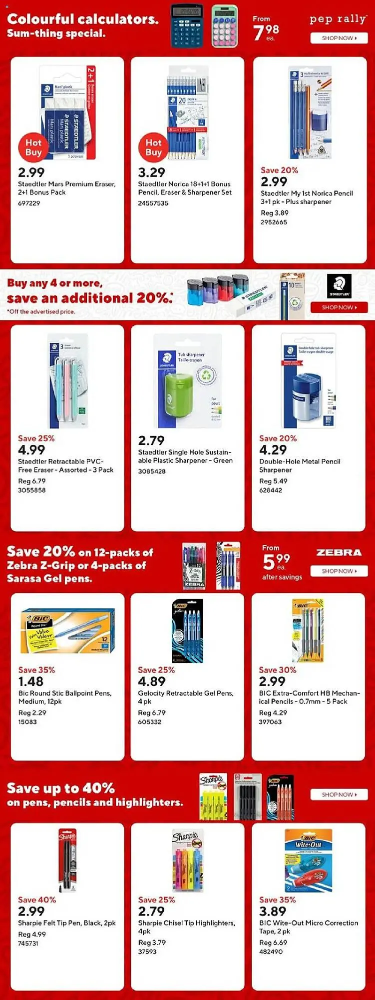 Staples flyer from July 25 to August 1 2025 - flyer page 13