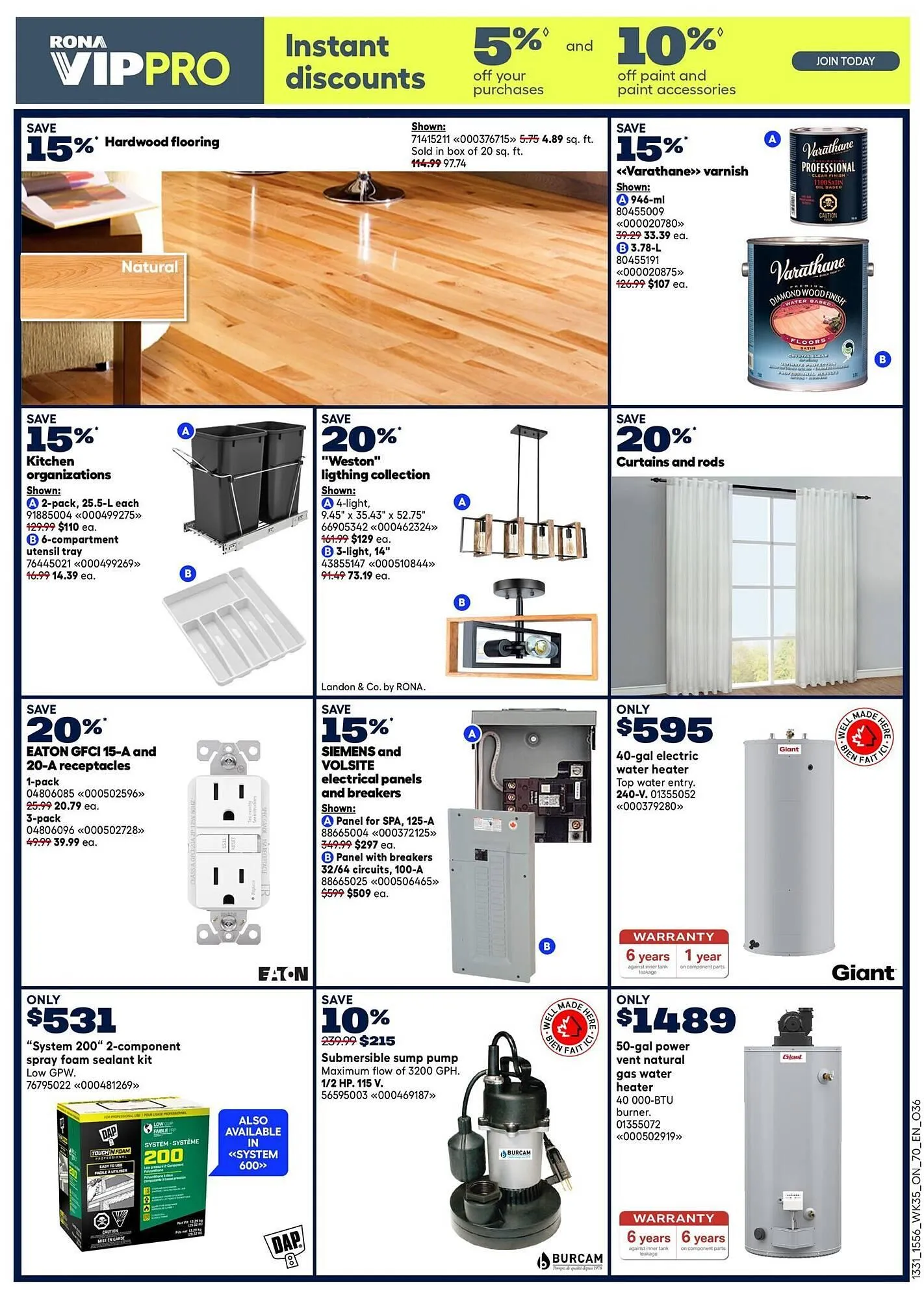 RONA flyer from September 26 to October 17 2025 - flyer page 7