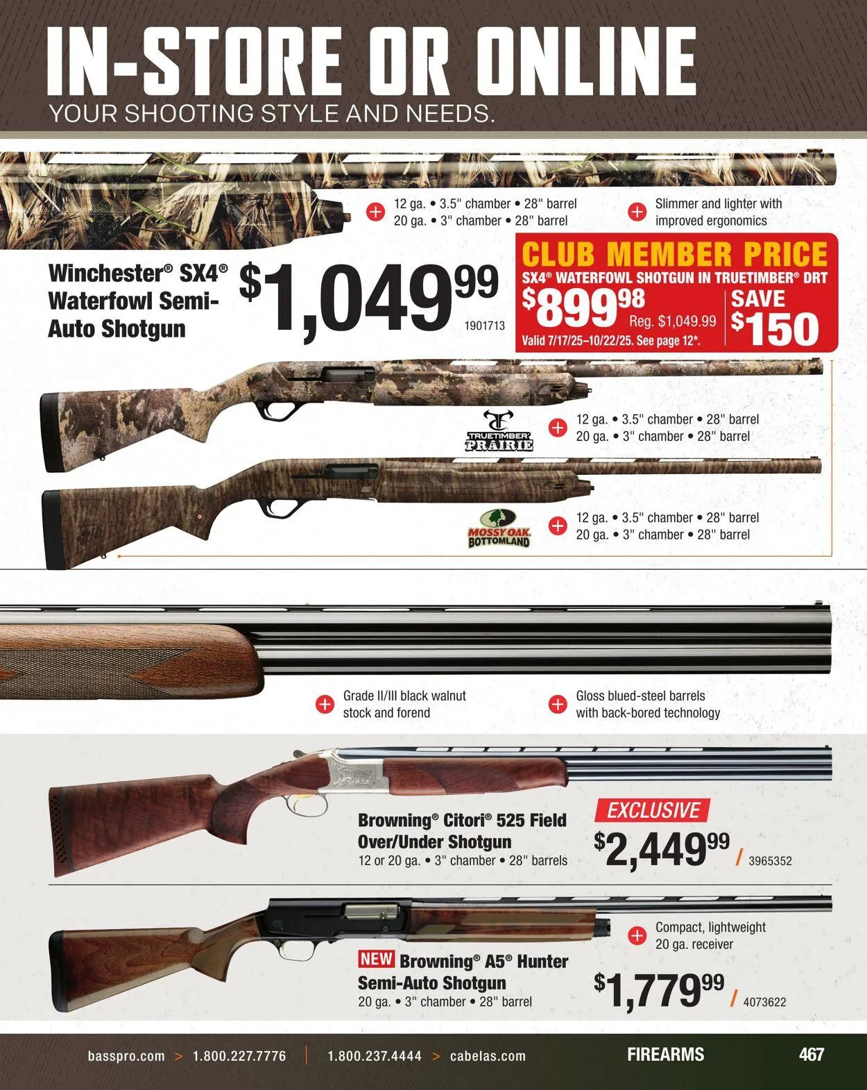 Bass Pro Current flyer from October 9 to October 23 2025 - flyer page 467