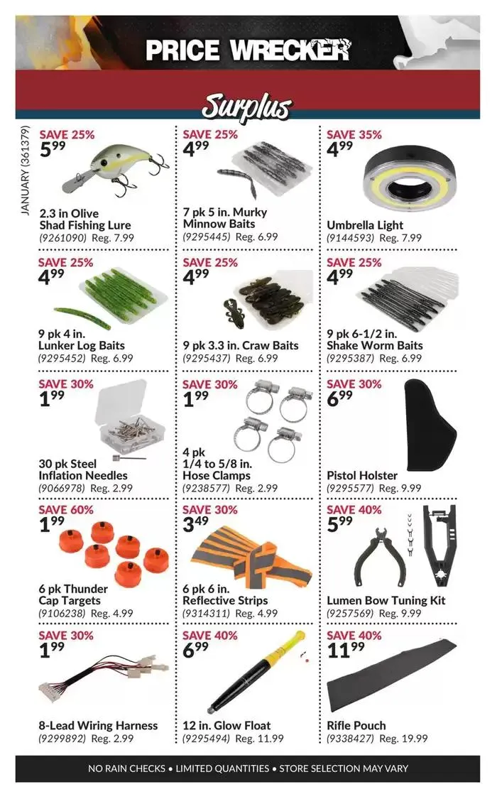Price Wrecker from January 1 to January 31 2025 - flyer page 12