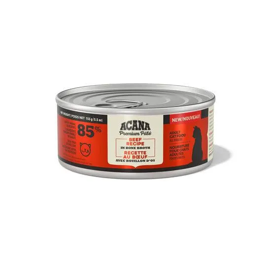 Beef in Bone Broth Wet Cat Food, 155 g