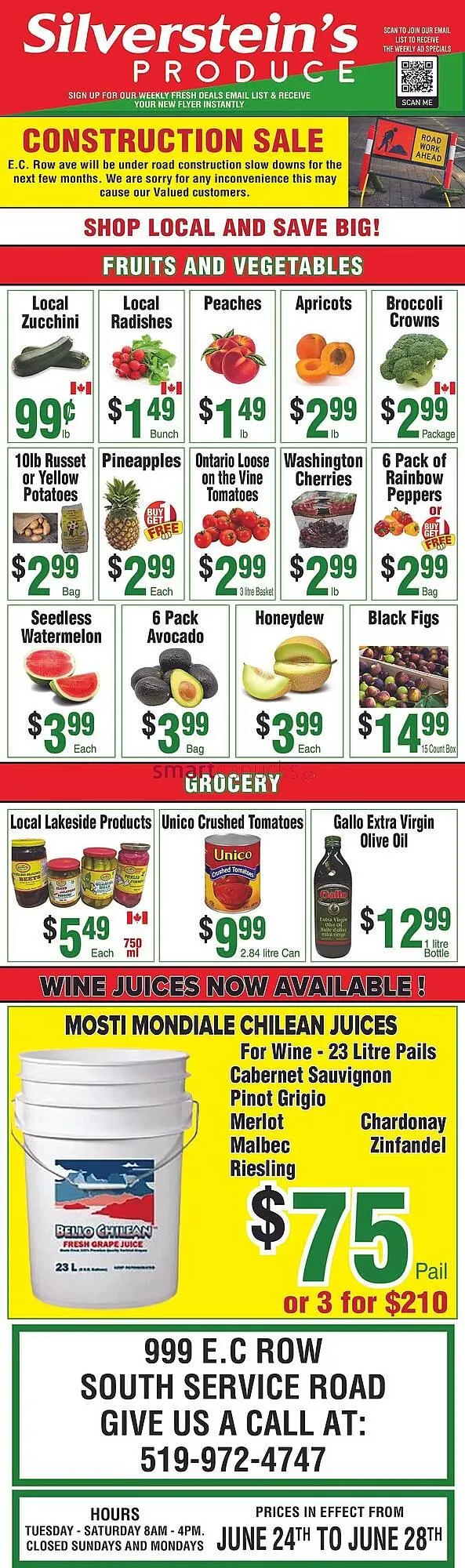 Silversteins Produce flyer - 1