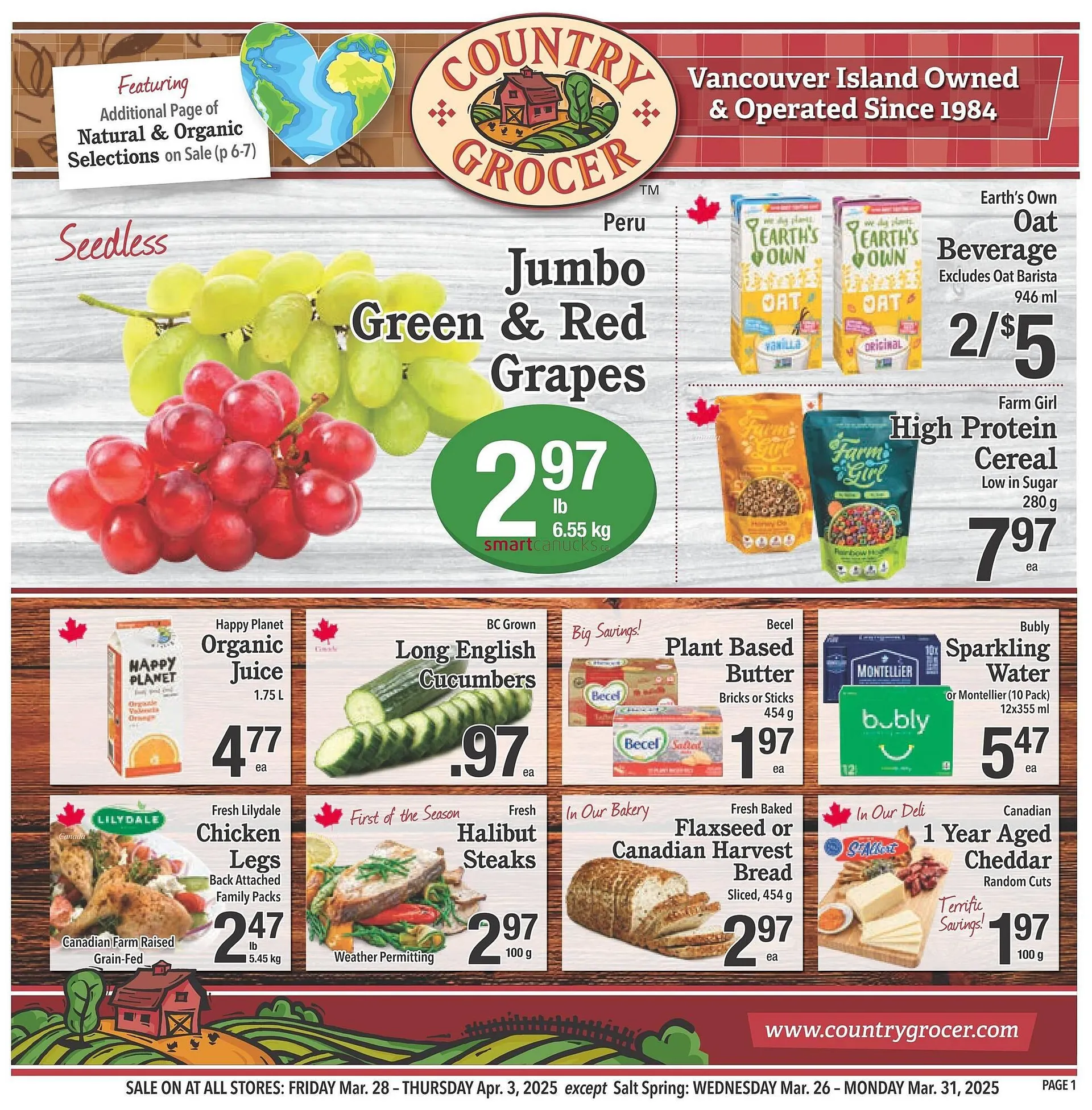 Country Grocer flyer - 1