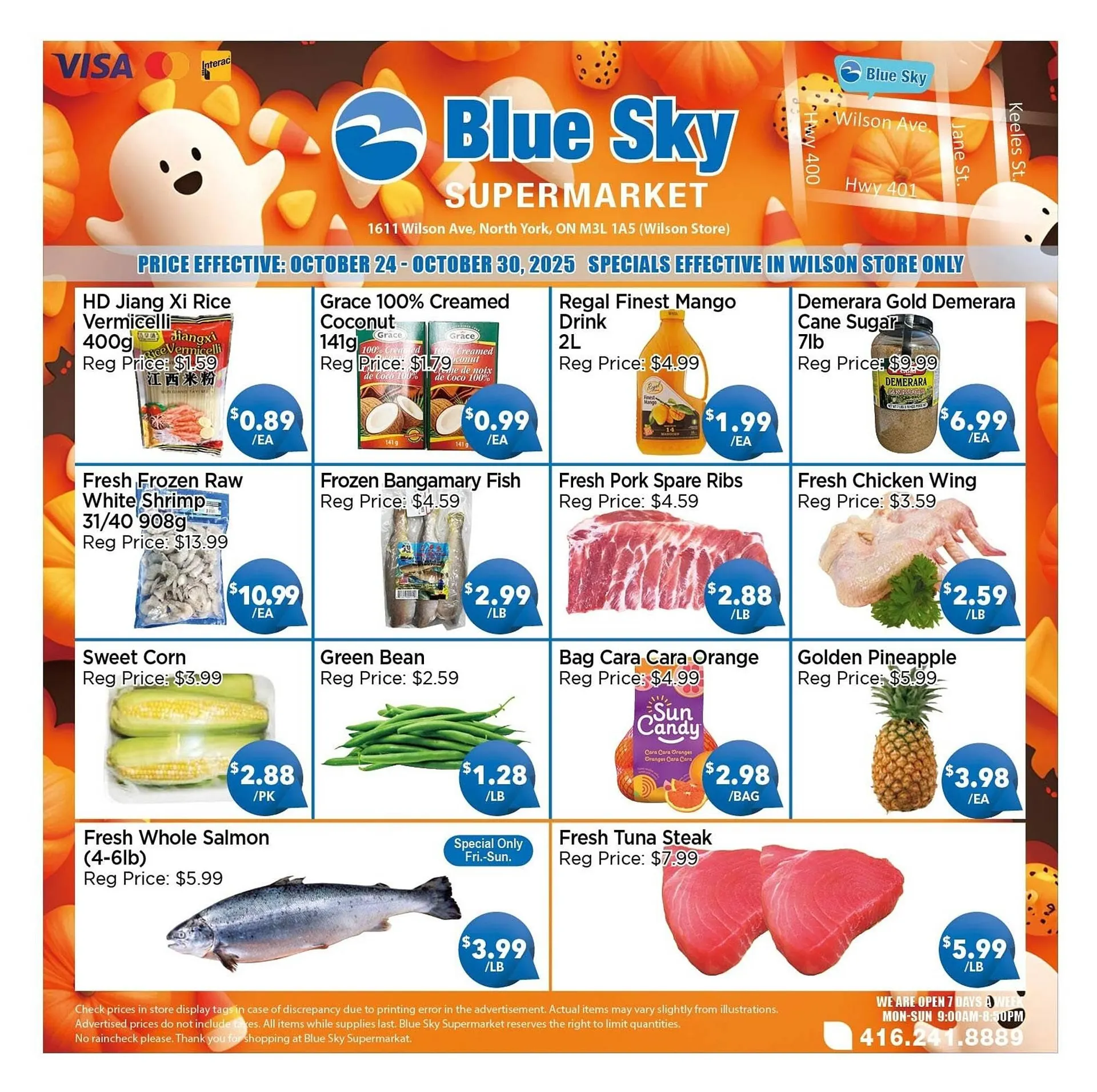 Blue Sky Supermarket flyer from October 24 to October 30 2025 - flyer page 1