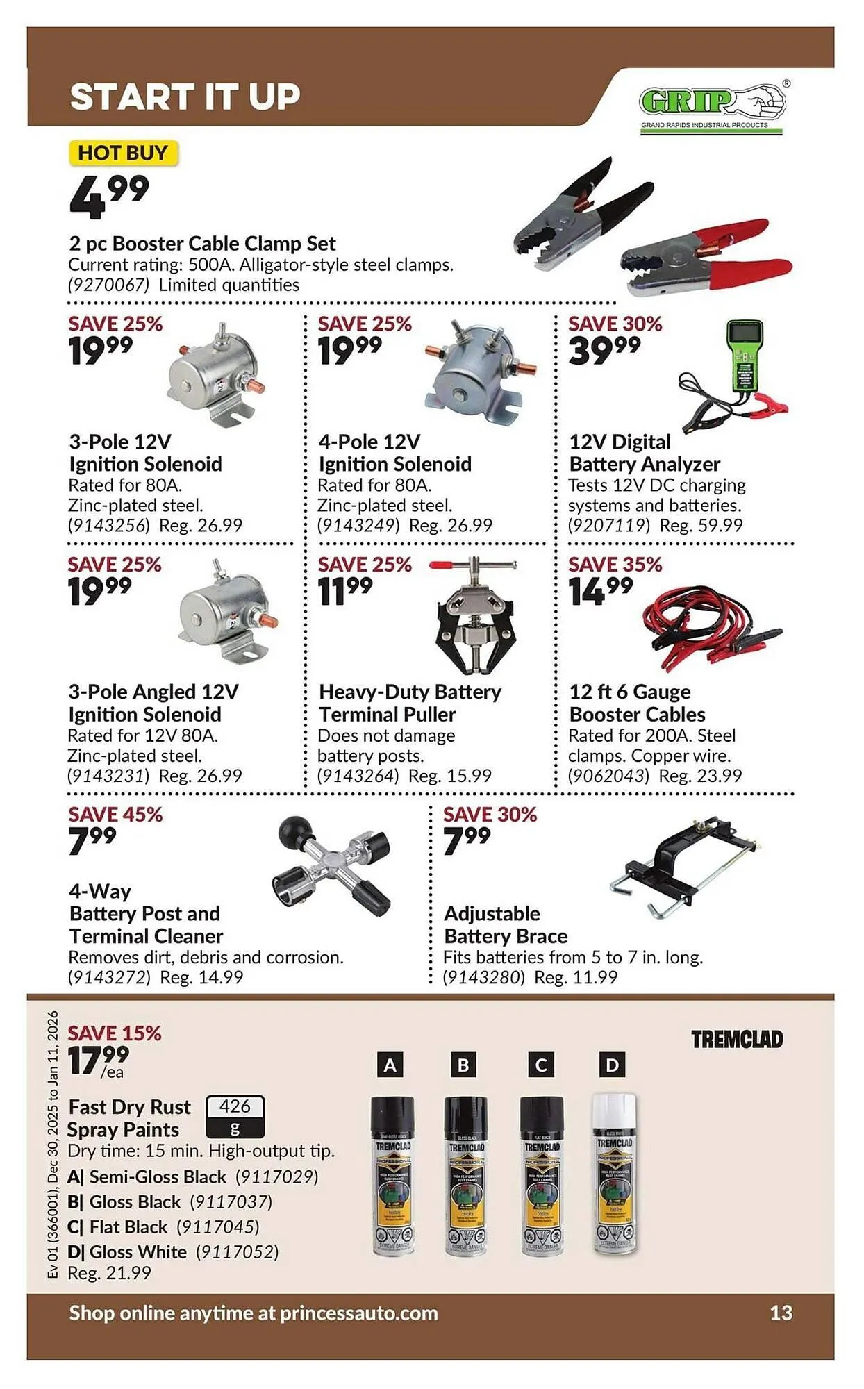 Princess Auto flyer from December 26 to January 2 2026 - flyer page 17