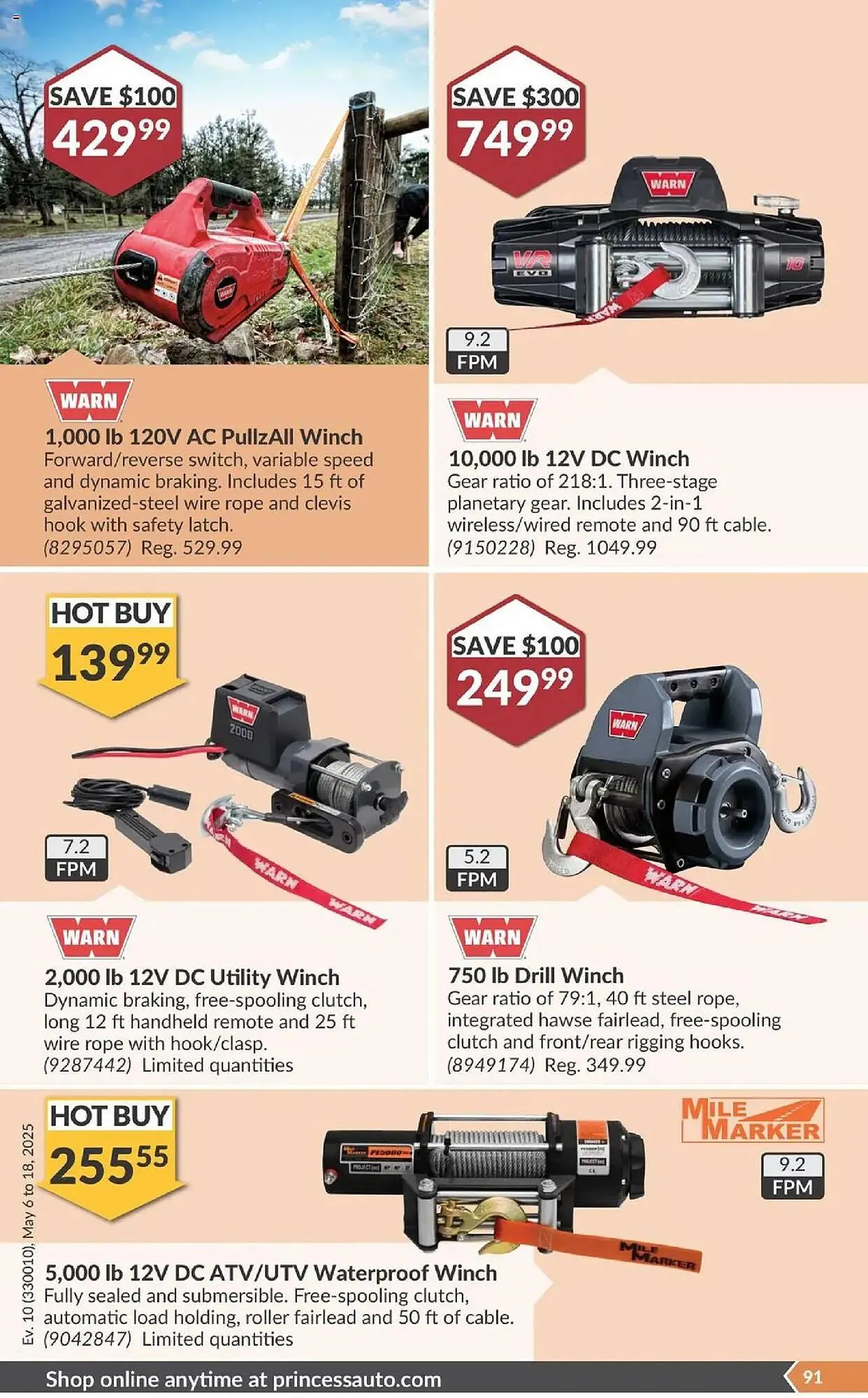 Princess Auto flyer from May 6 to May 18 2025 - flyer page 96