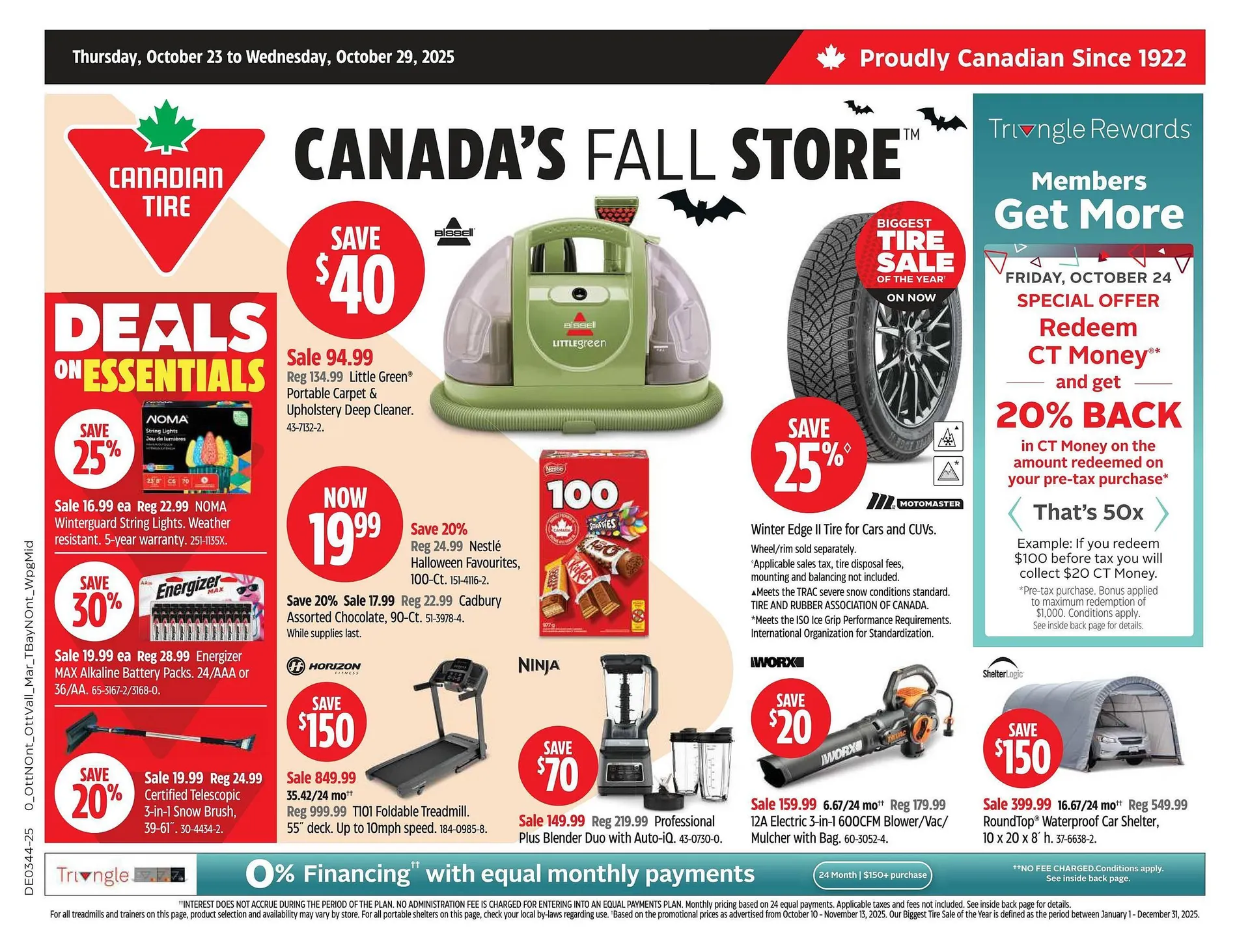 Canadian Tire flyer from October 23 to October 29 2025 - flyer page 1