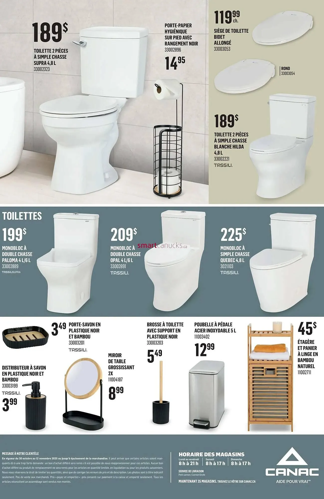 Canac flyer from October 30 to November 5 2025 - flyer page 25