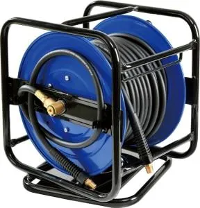 3/8 in. x 100 ft Swivelling Hand-Crank Air Hose Reel