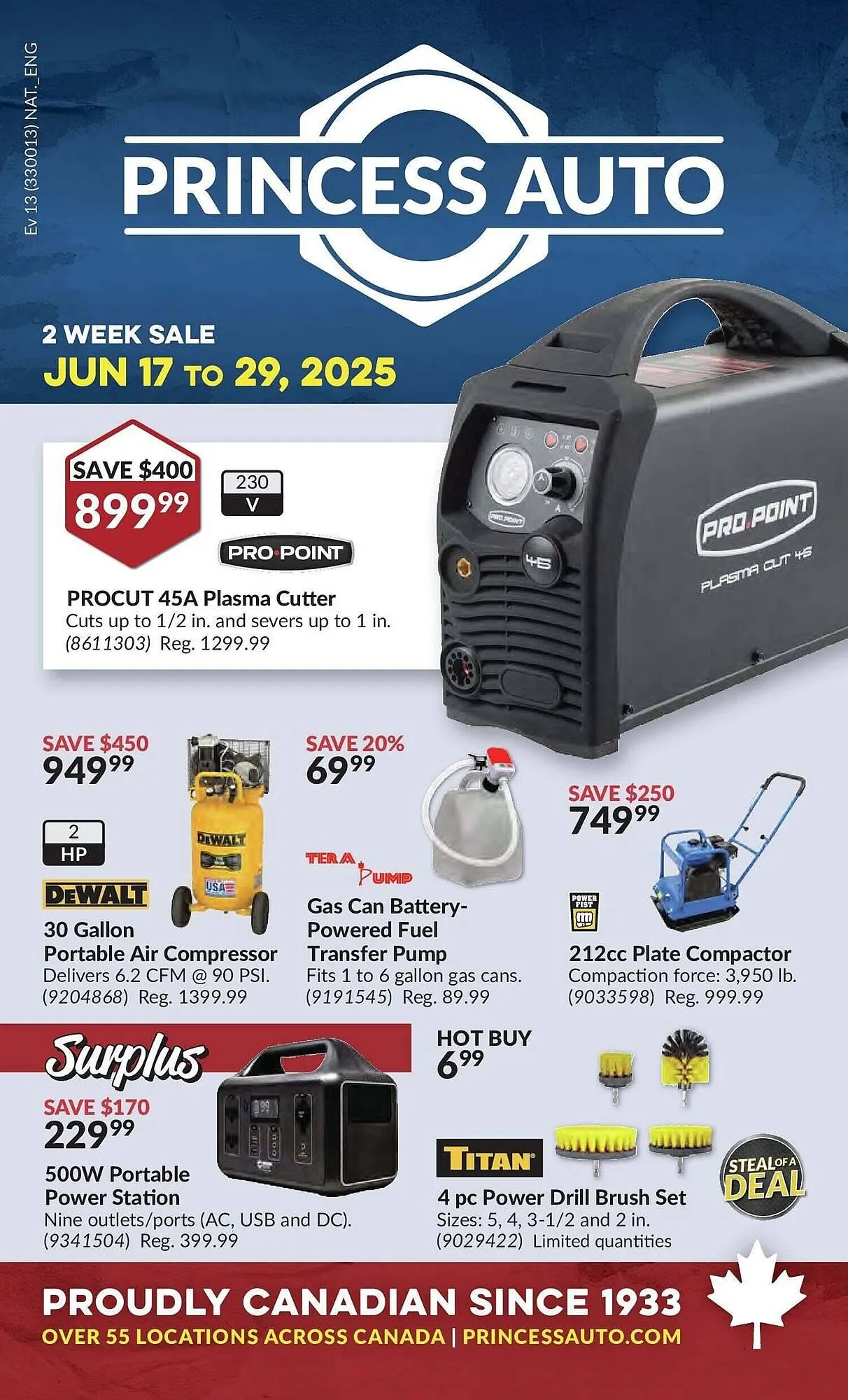Princess Auto flyer from June 16 to June 23 2025 - flyer page 1