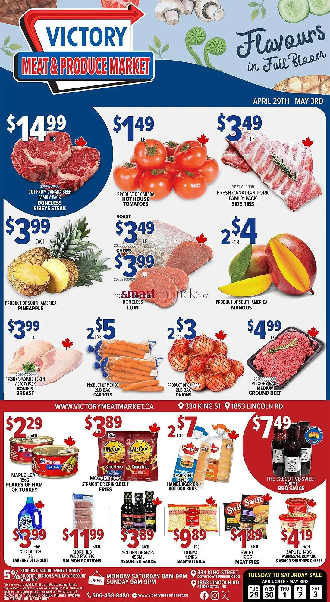 Victory Meat Market flyer from April 25 to May 1 2025 - flyer page 1