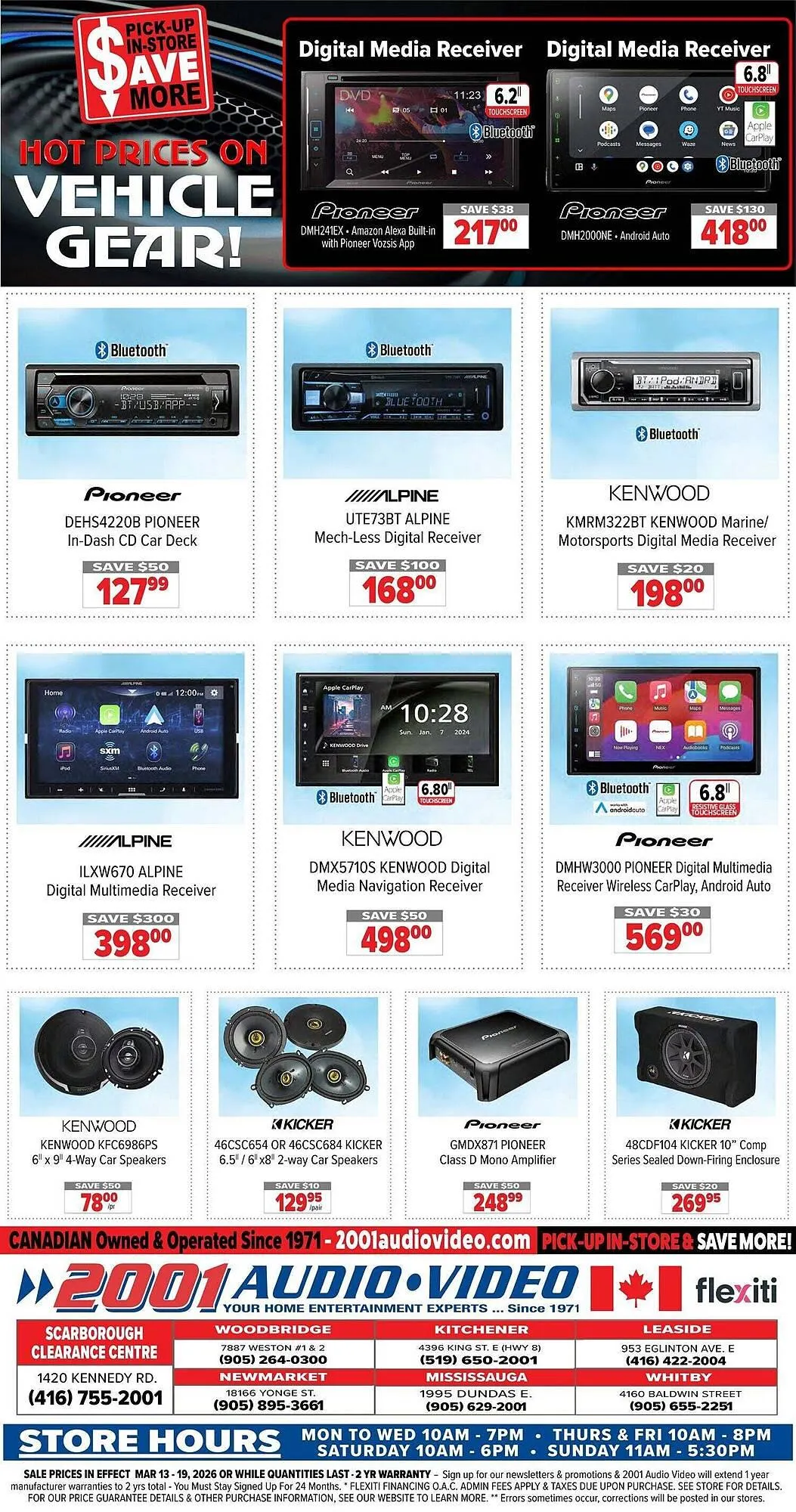 2001 Audio Video flyer from March 13 to March 19 2026 - flyer page 15