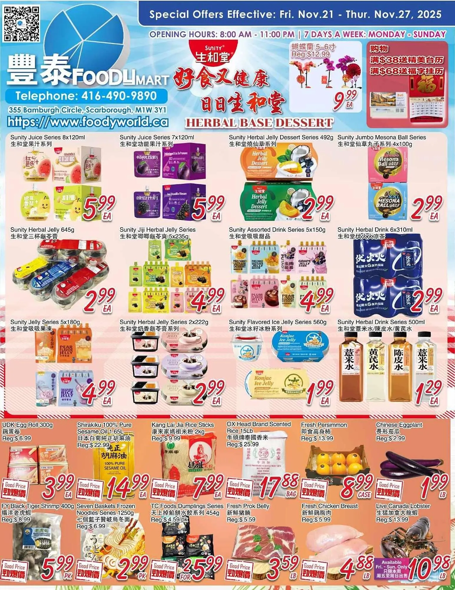 Foody Mart flyer from November 21 to November 28 2025 - flyer page 1