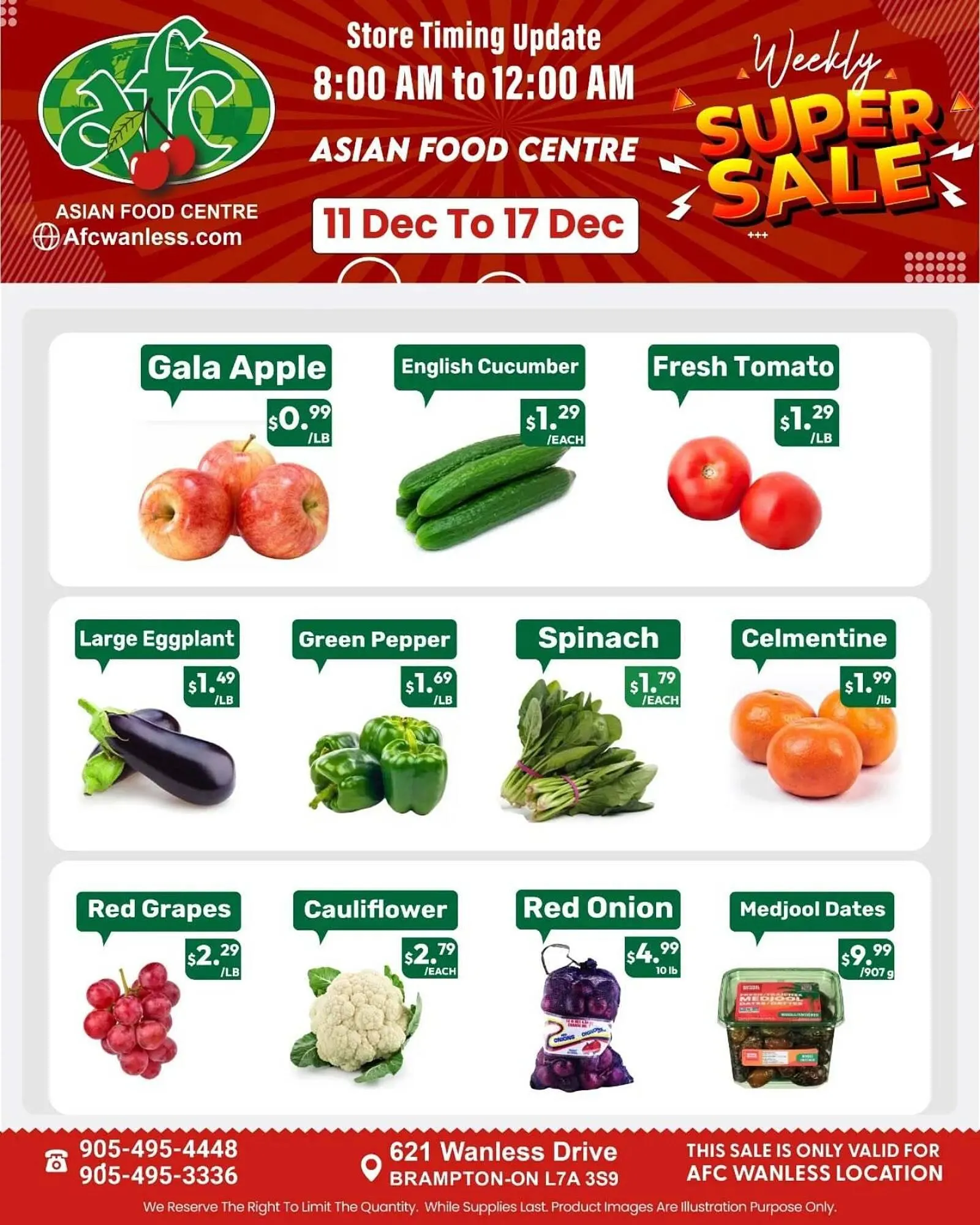 Asian Food Centre flyer from December 11 to December 17 2025 - flyer page 1