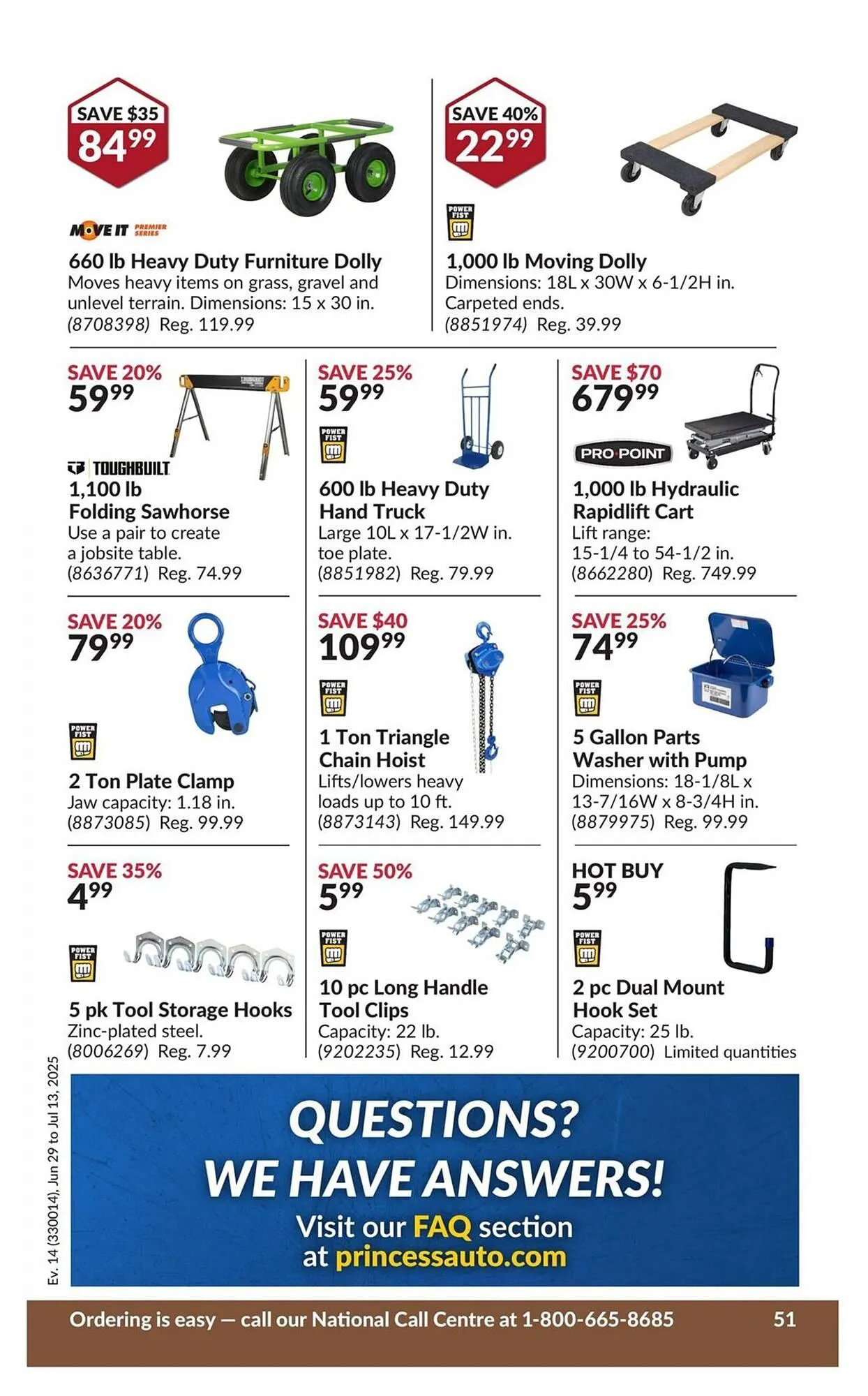 Princess Auto flyer from June 29 to July 13 2025 - flyer page 56