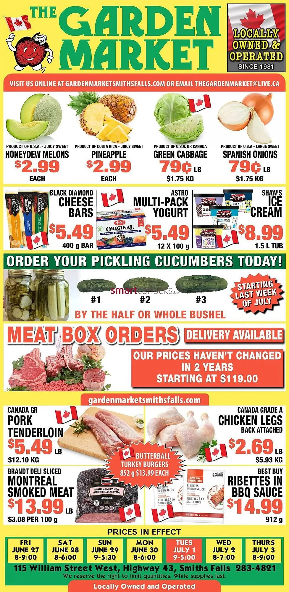 The Garden Market flyer - 1