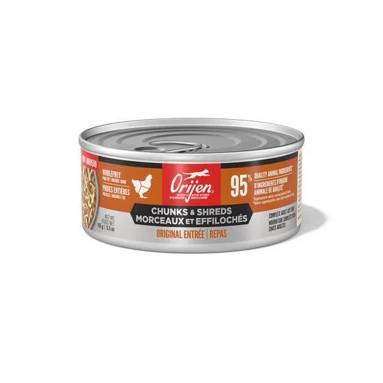Chunks and Shreds Original Entrée for Cats, 155 g