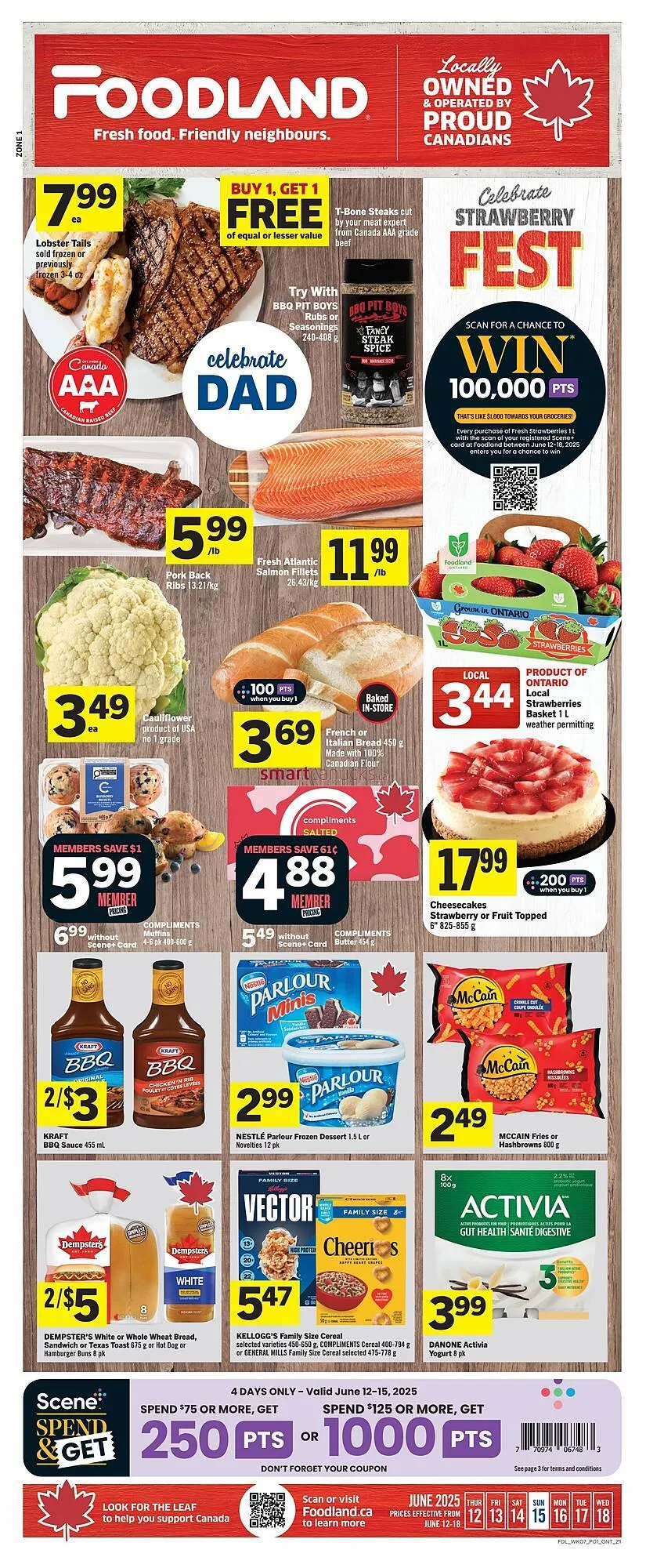Foodland flyer from June 12 to June 18 2025 - flyer page 1