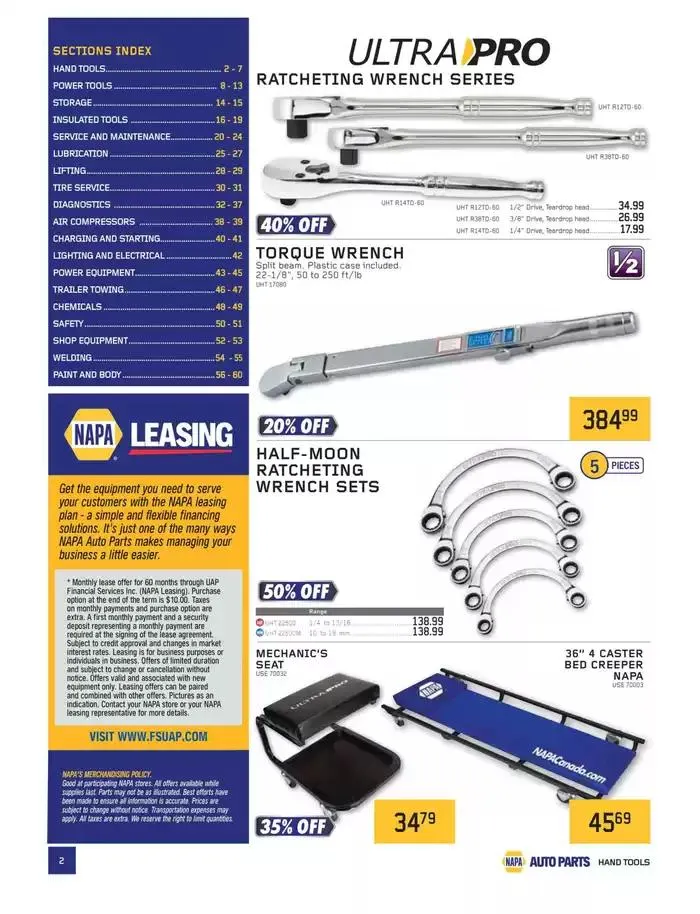 Top offers for smart savers from January 1 to March 31 2025 - flyer page 2