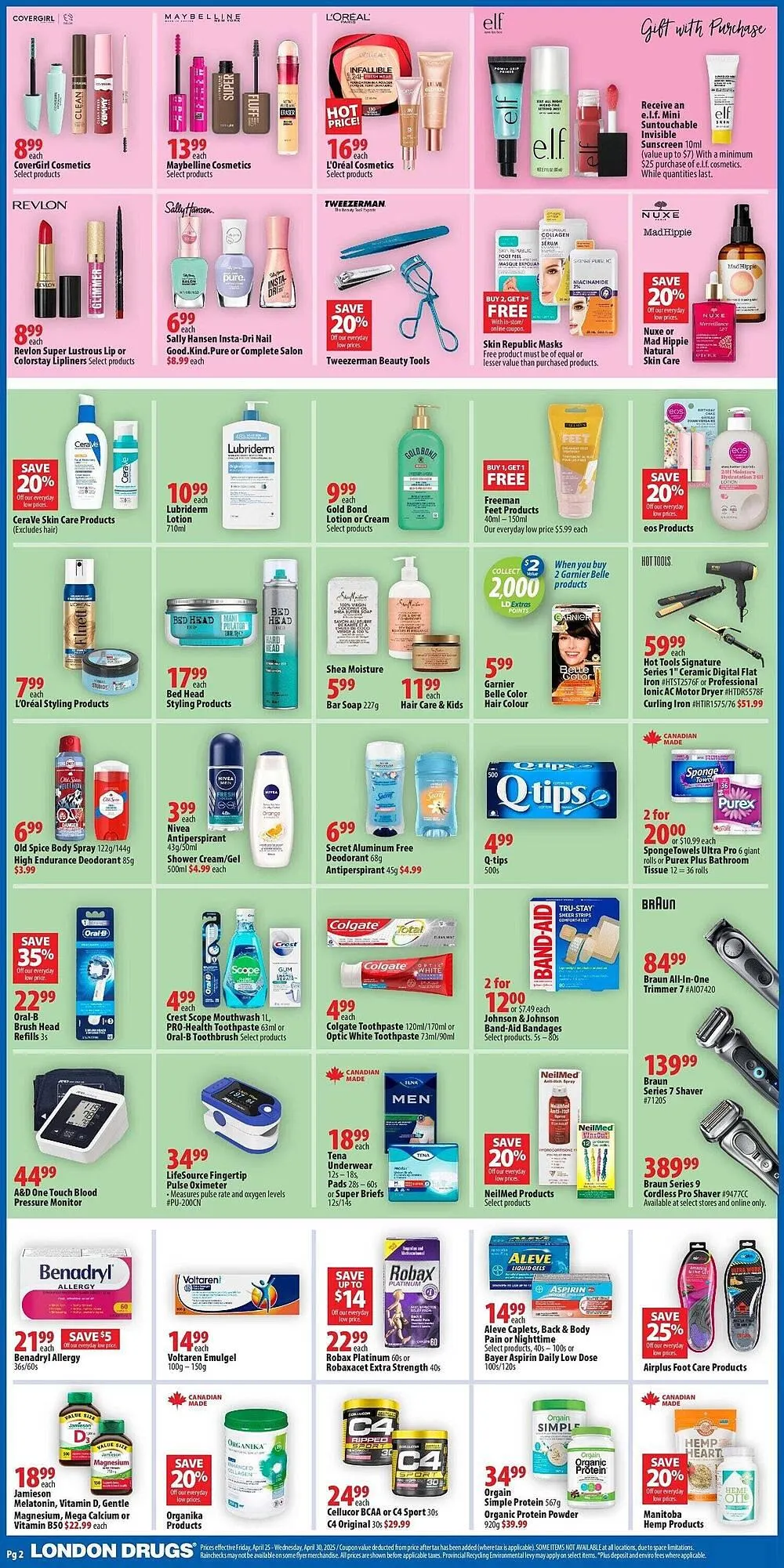 London Drugs flyer from April 25 to April 30 2025 - flyer page 2