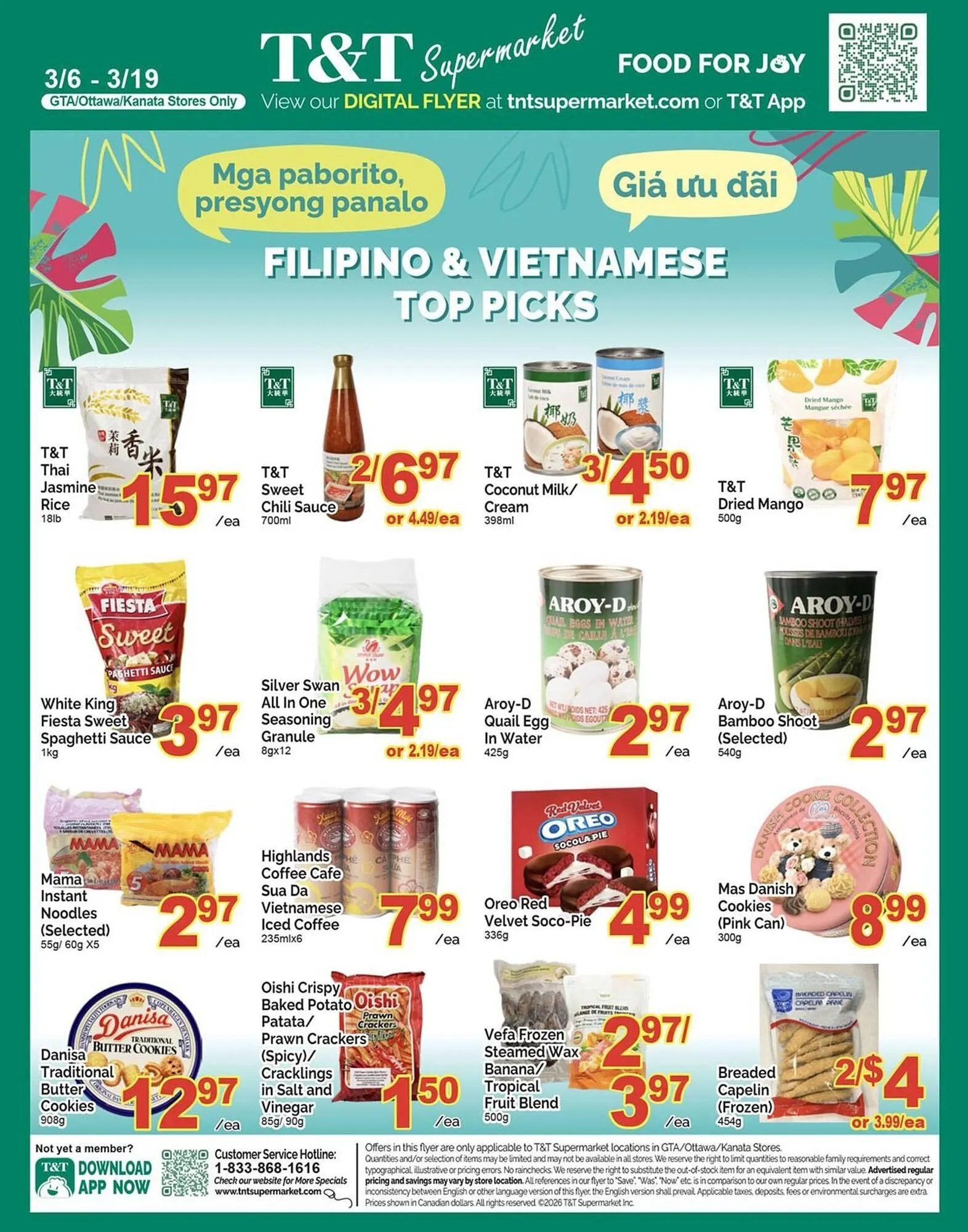 T&T Supermarket flyer from March 6 to March 19 2026 - flyer page 1