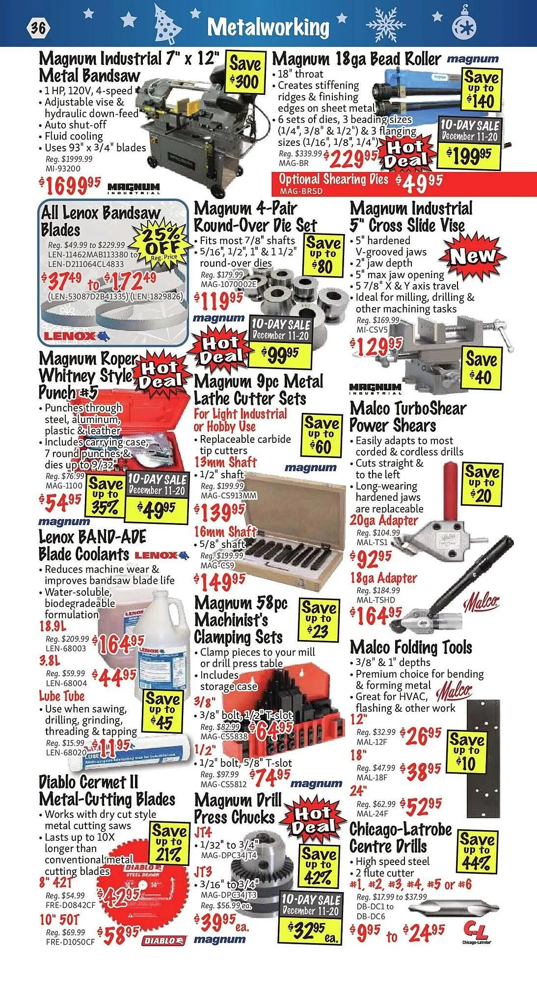 KMS Tools flyer from December 1 to January 1 2026 - flyer page 36