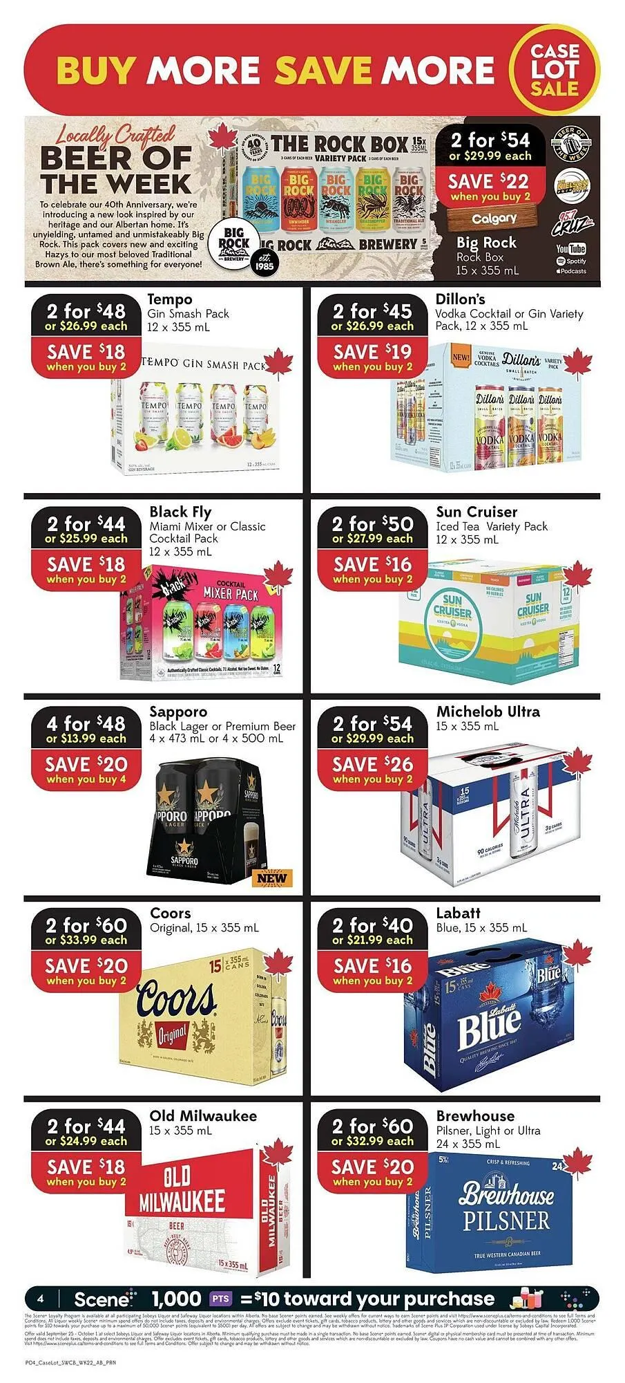Safeway flyer from September 26 to October 17 2025 - flyer page 4