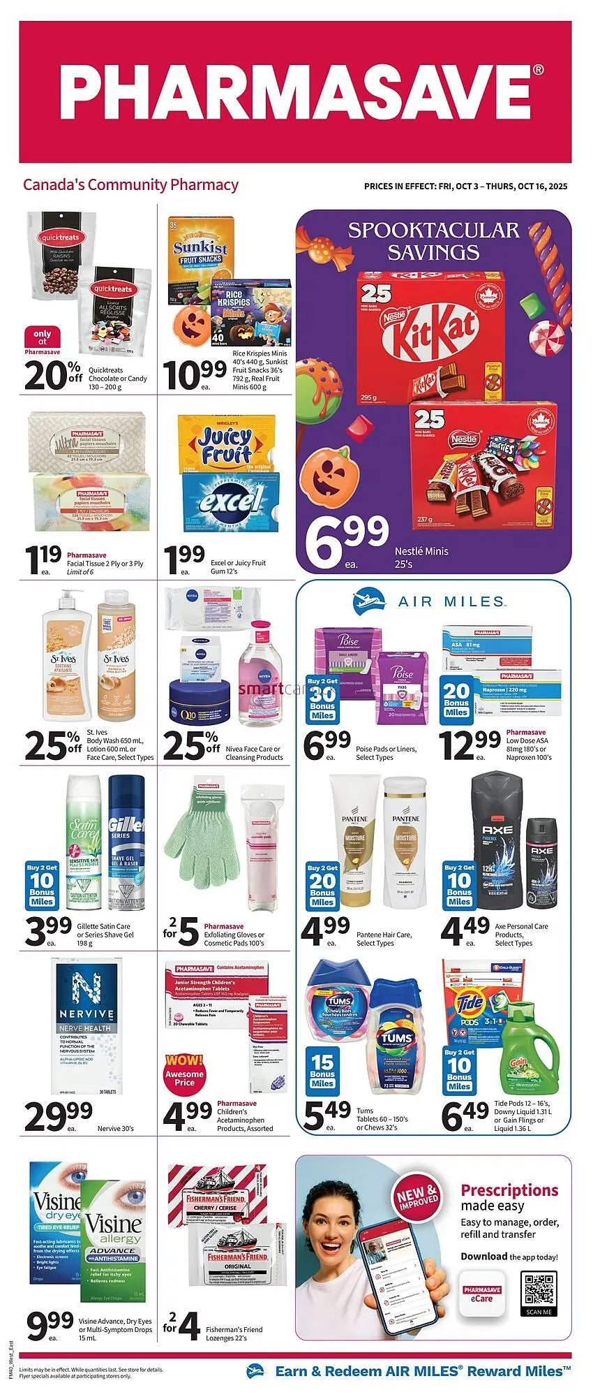 Pharmasave flyer from October 3 to October 9 2025 - flyer page 1