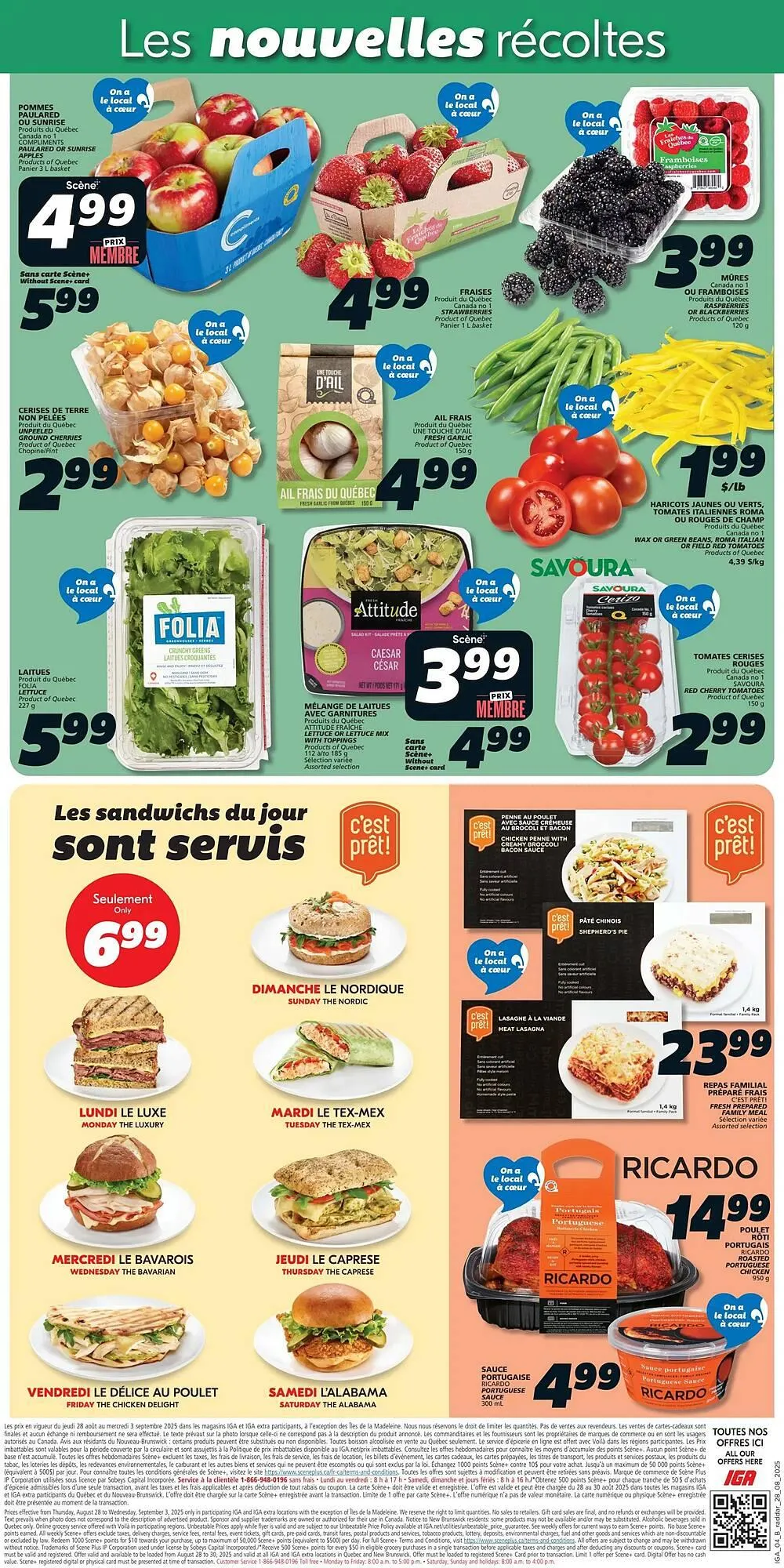 IGA flyer from August 28 to September 3 2025 - flyer page 4