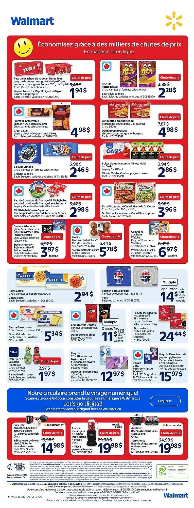 Walmart flyer from August 28 to September 3 2025 - flyer page 2