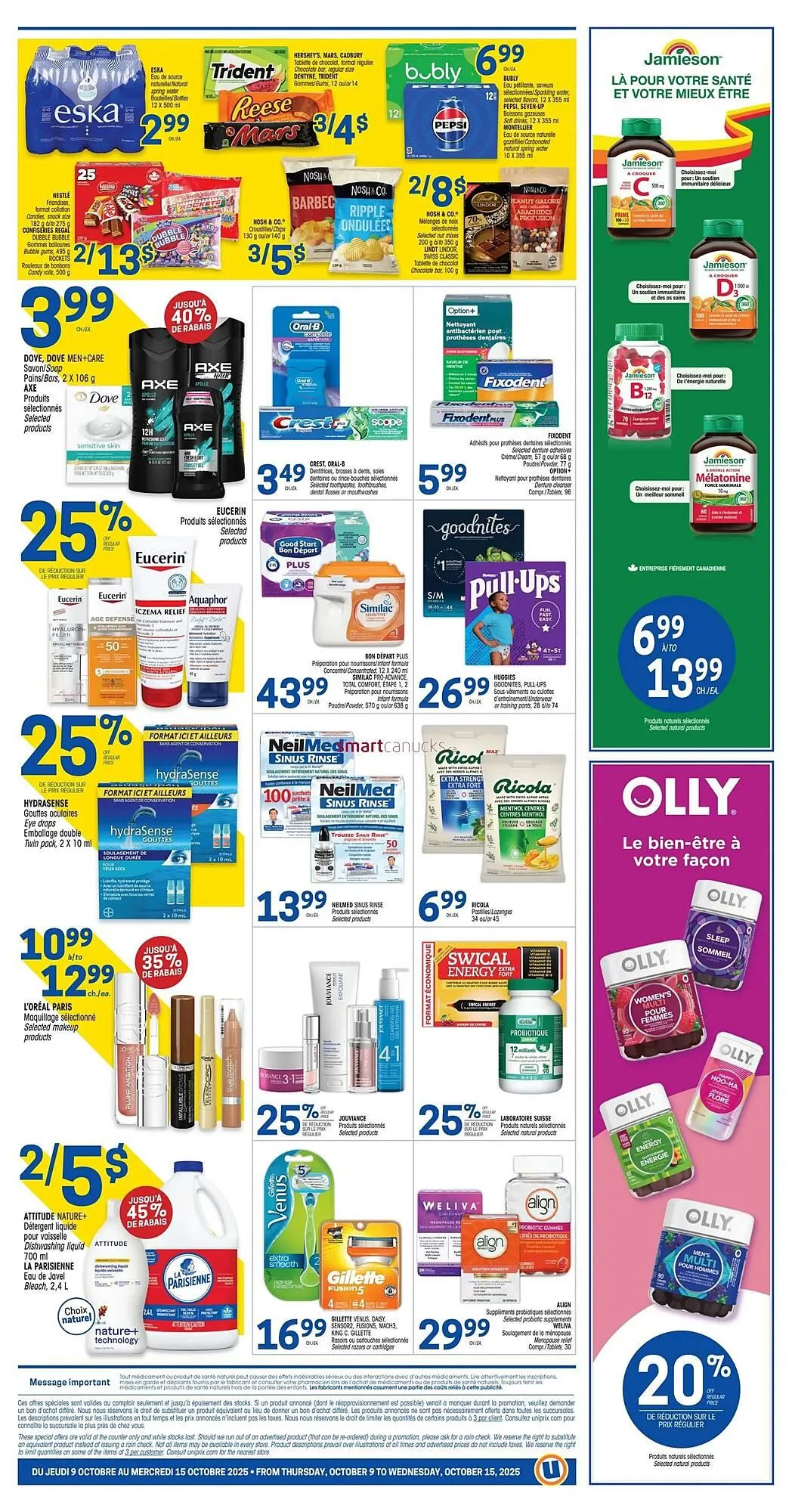 Uniprix flyer from October 9 to October 15 2025 - flyer page 2