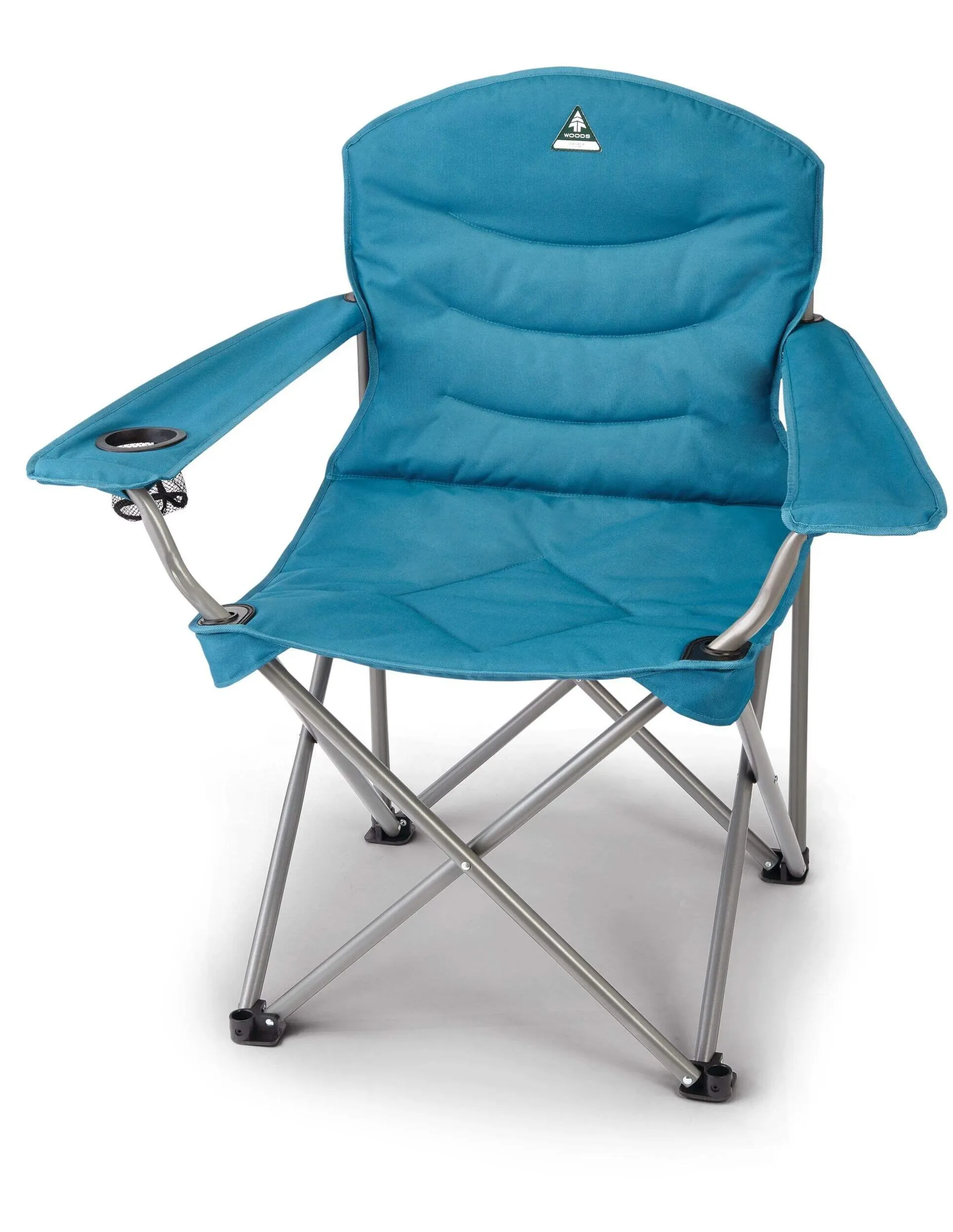 Woods™ Explorer Padded Camp Chair with Cup Holders & Carry Bag