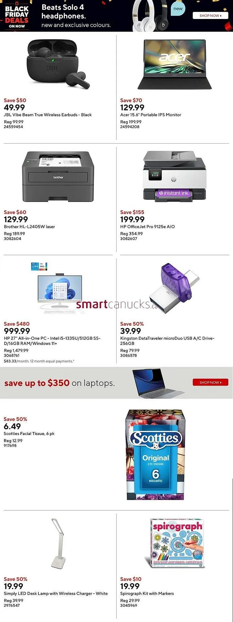 Staples flyer from November 1 to November 7 2024 - flyer page 3
