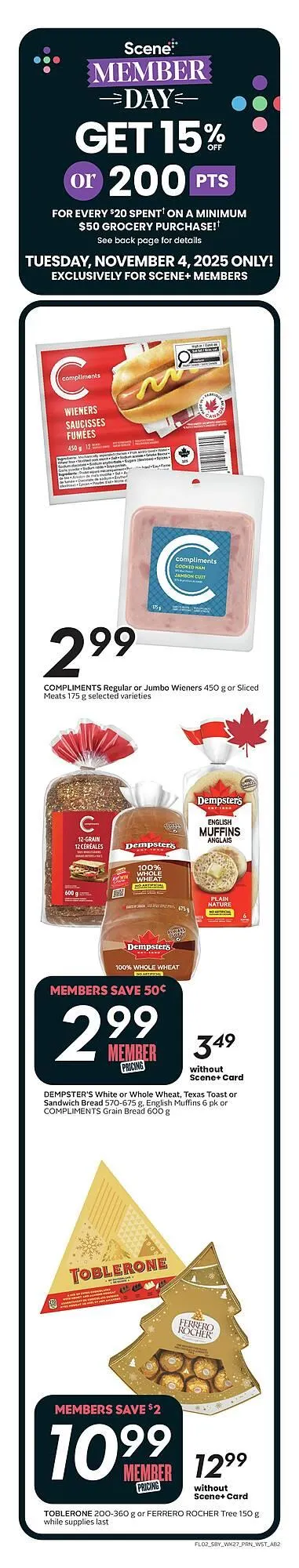 Safeway flyer from October 30 to November 5 2025 - flyer page 3