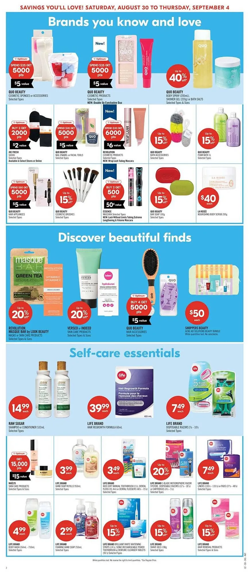 Shoppers Drug Mart flyer from August 29 to October 1 2025 - flyer page 20