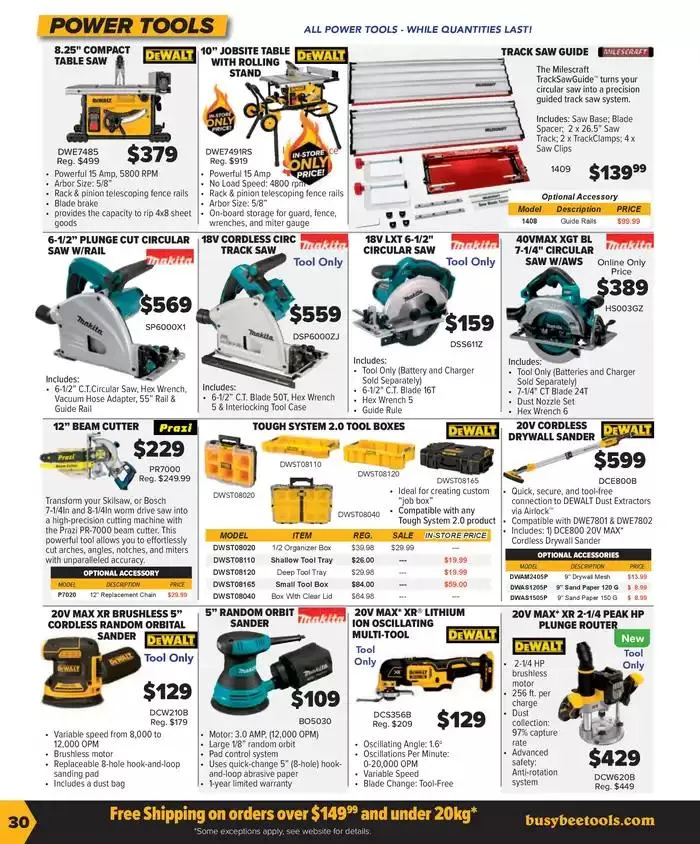 Busy Bee Tools Winter Catalogue from January 6 to March 22 2025 - flyer page 30