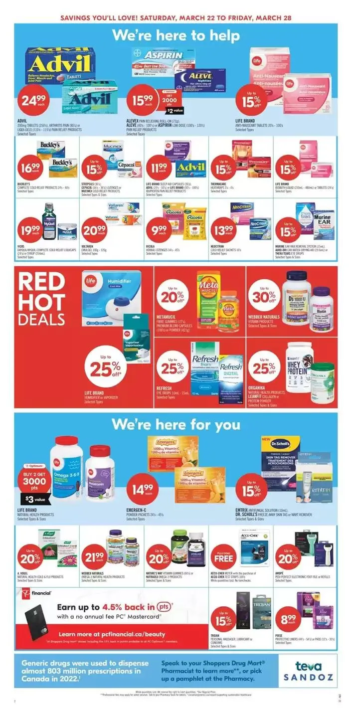 Shoppers Drug Mart Weekly ad from March 22 to March 28 2025 - flyer page 3