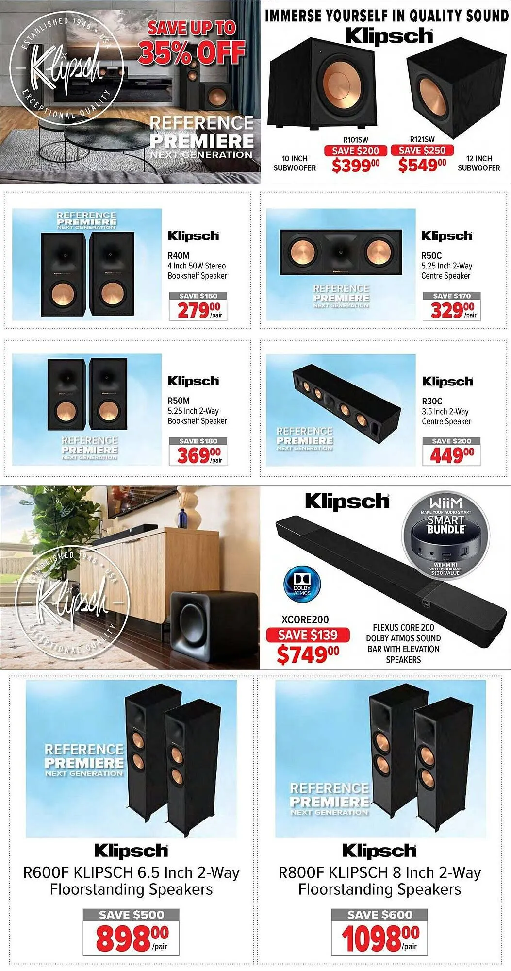 2001 Audio Video flyer from March 21 to March 28 2025 - flyer page 14