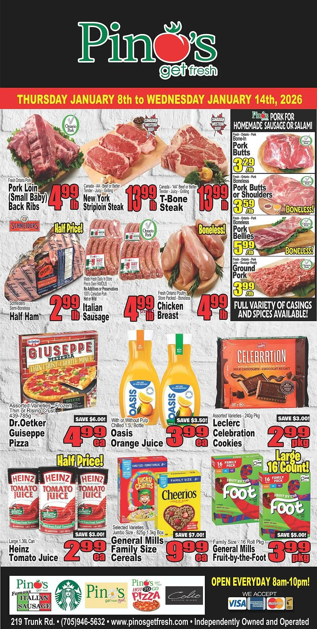 Pino's flyer from January 8 to January 14 2026 - flyer page 1
