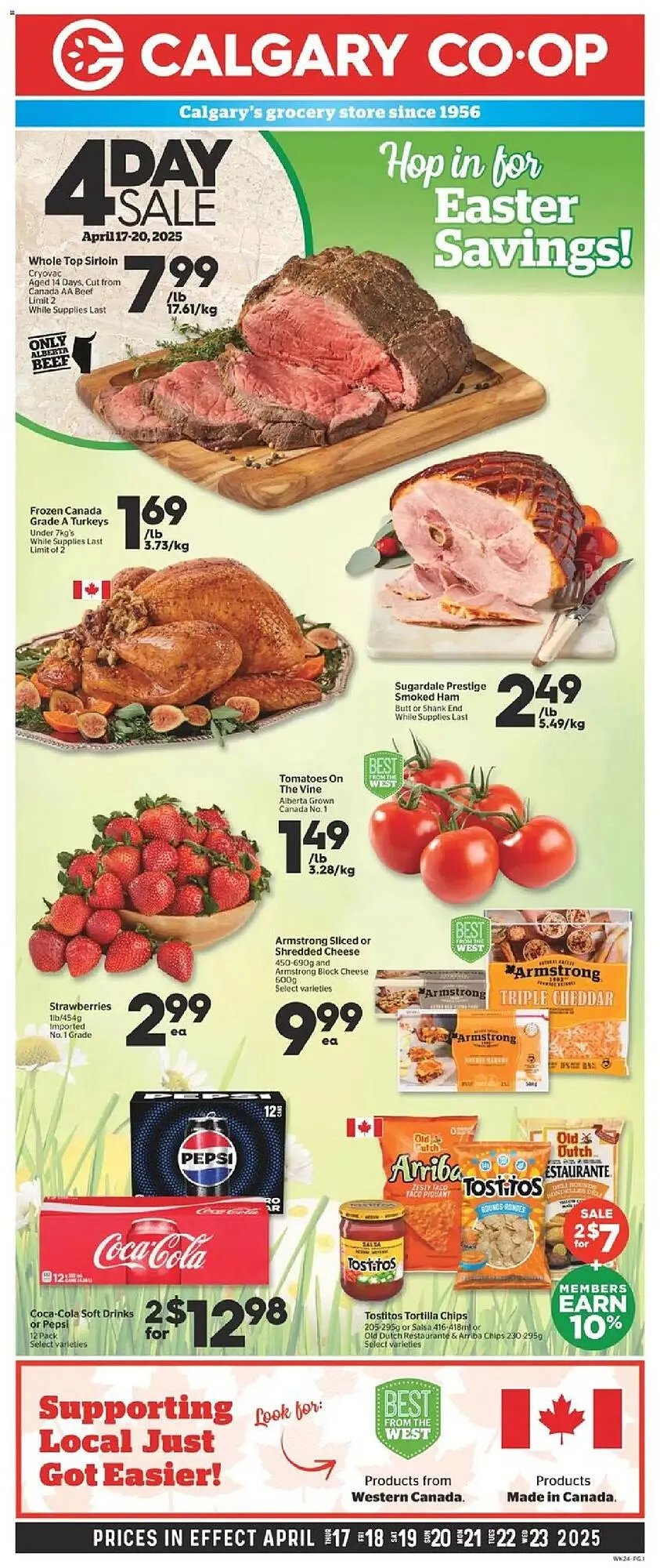 Calgary Co-op flyer from April 17 to April 23 2025 - flyer page 1