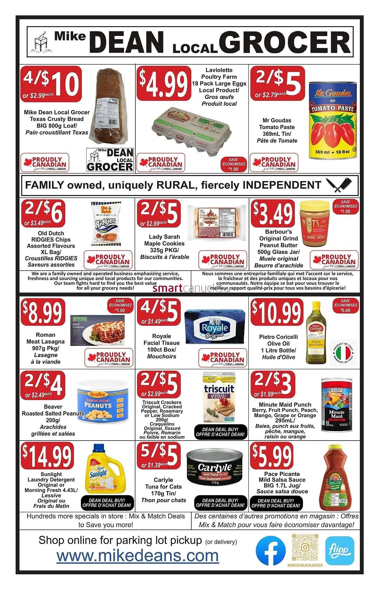 Mike Deans Super Food flyer - 1