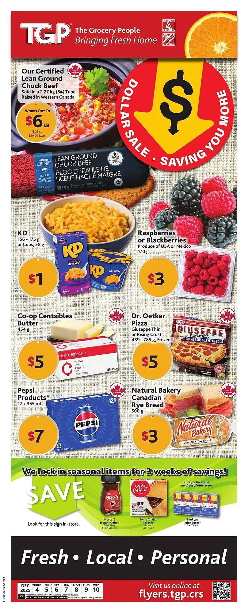 TGP The Grocery People flyer - 1