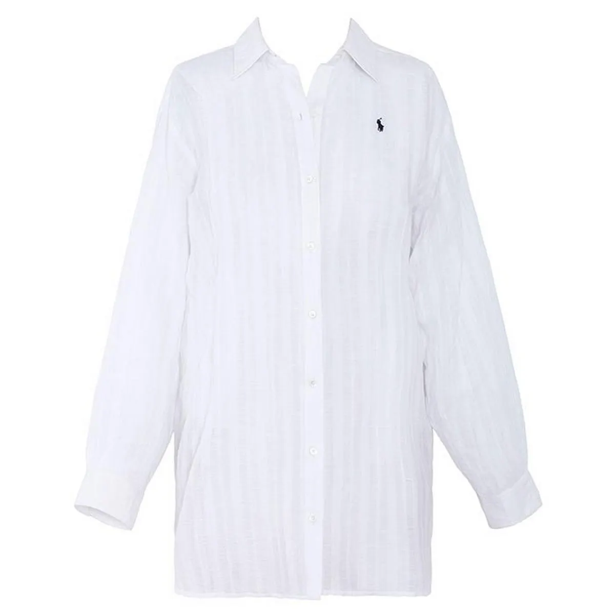 Women's Linen-Cotton Shirt Cover-Up
